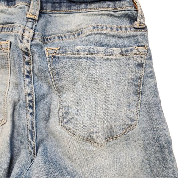 Hammer Jeans Women’s Los Angeles Blue Light Wash Distress High Rise Denim sz 3 - Picture 3 of 13